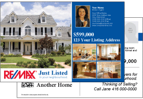 ReMax Breast Cancer Yardsale Postcard Template