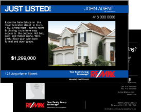 Re/Max Postcard Template