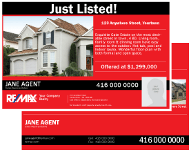Re/Max Postcard Template