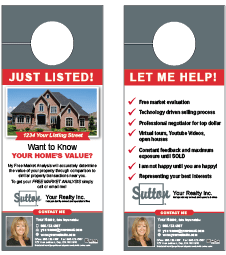 sutton Realty Door Hanger Template