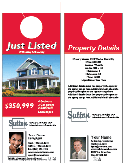 sutton Realty Door Hanger Template