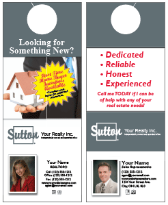 sutton Realty Door Hanger Template